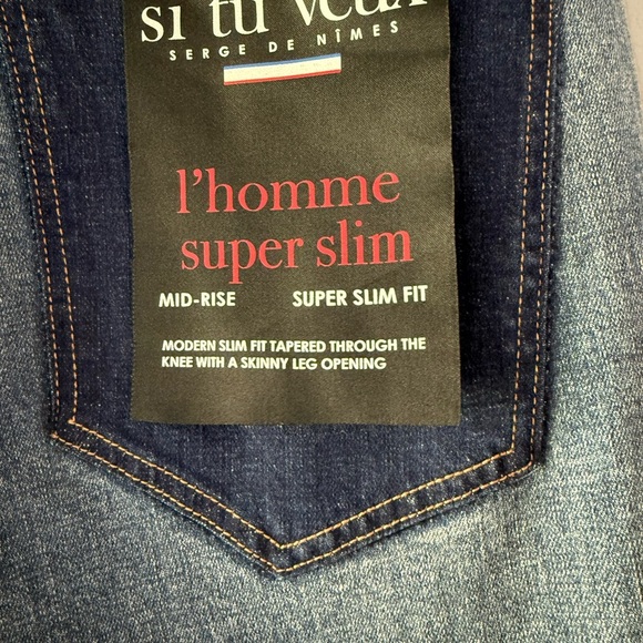 Si Tu Veux Collage Jean – Comfort Stretch, Size 34 NWT - Picture 6 of 6